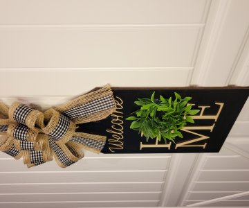 Sarmaşık Etiket Model Özel Tasarım Kapı Süsü 40 Cm